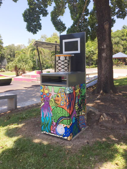 A waste management “slam dunk” | war on litter takes a creative turn