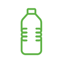 Plastic recycling icon