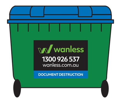 660 litre secure document destruction bin