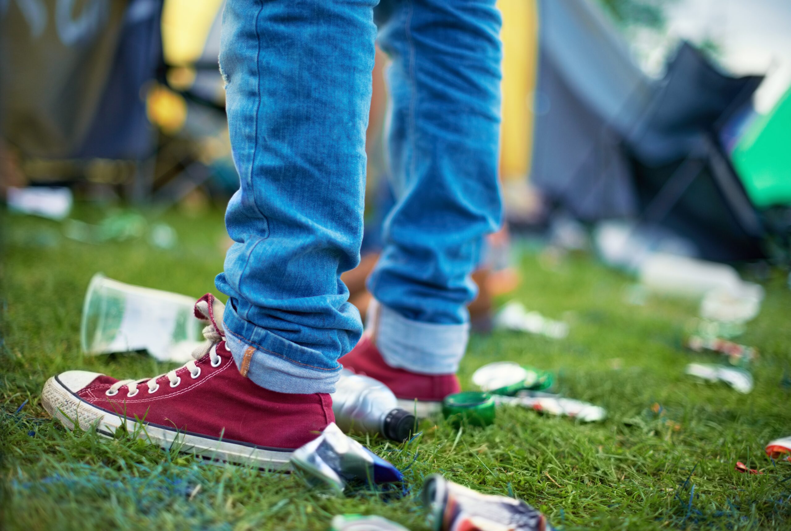 How do you manage waste at an event in nsw?