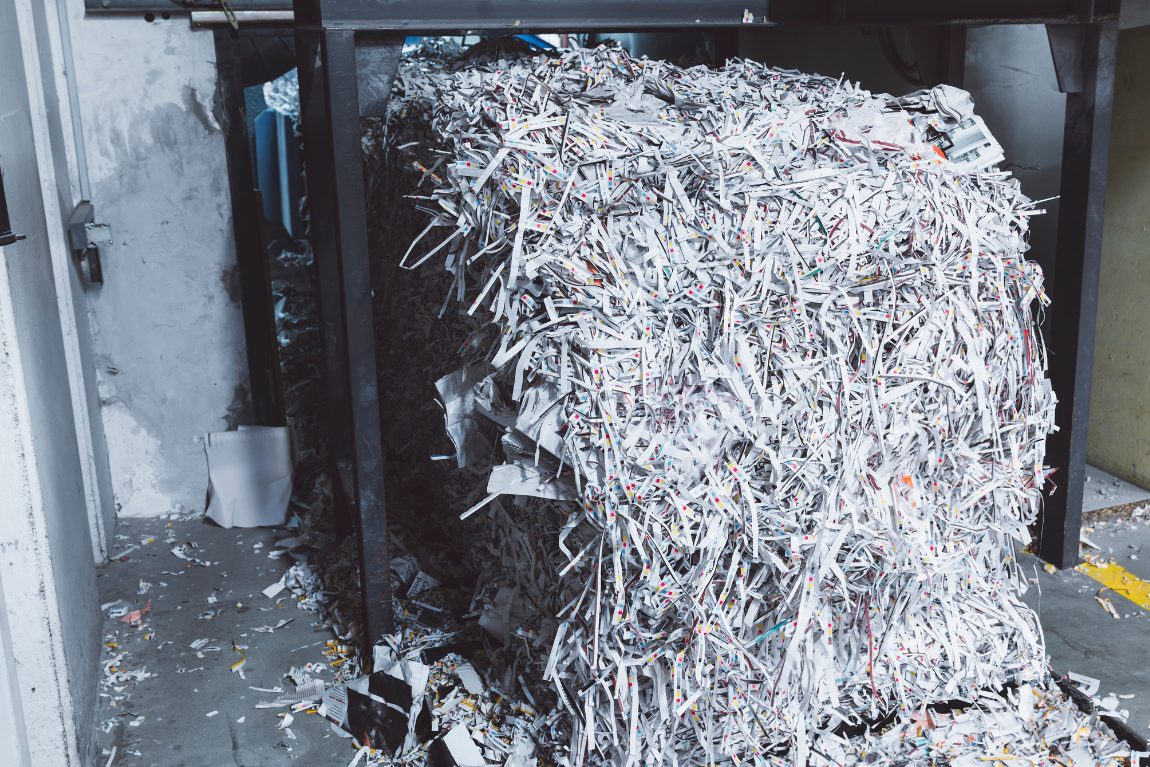 Shredded paper | bank statements