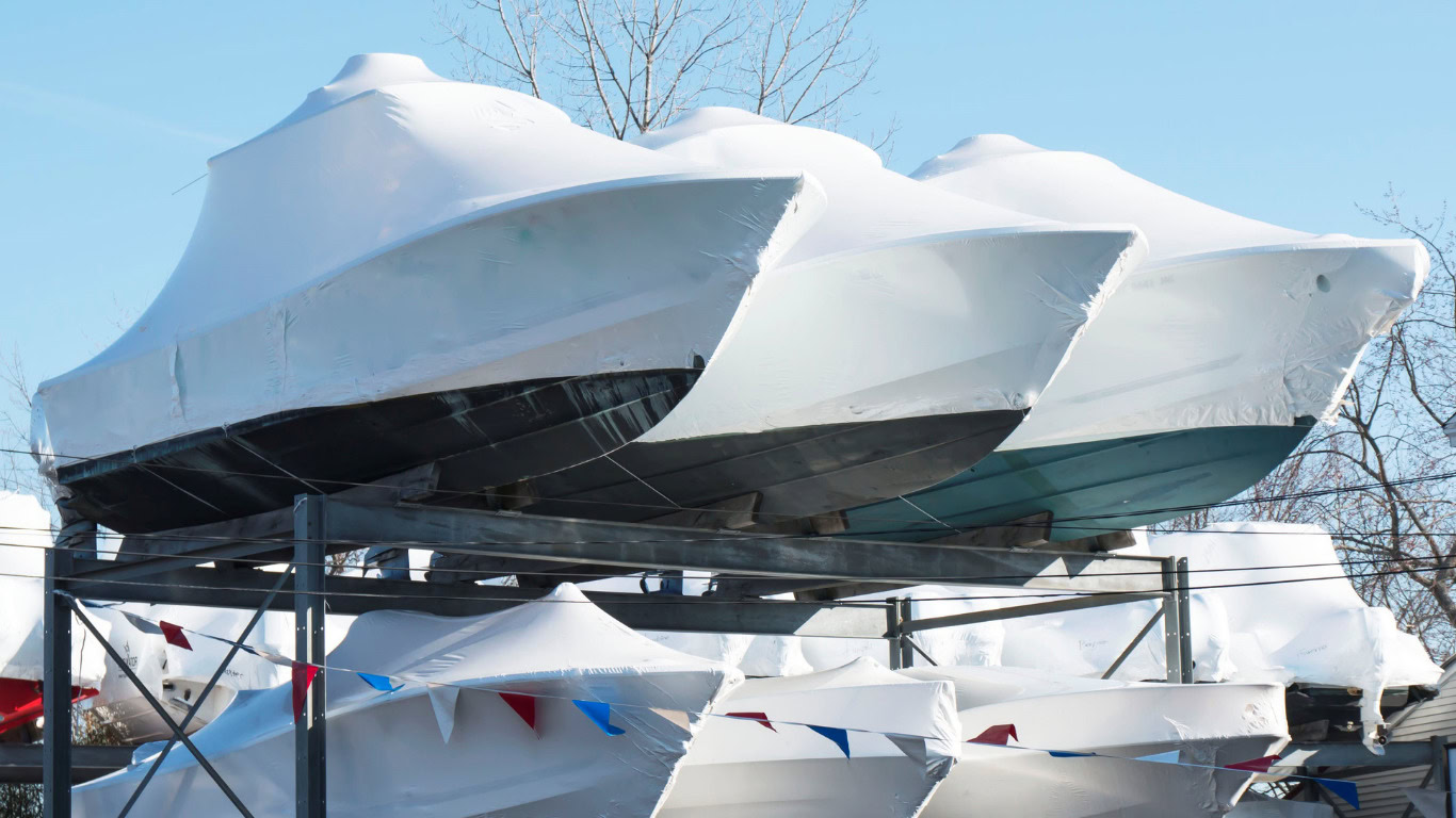 Boat dealership waste